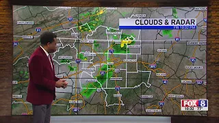 40% chance of rain Saturday; high of 89