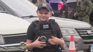 Connecticut boy with rare cancer dreams of being police officer