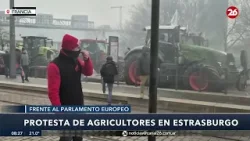 ? PROTESTAS MASIVAS EN EUROPA | Mil tractores sitian el Parlamento contra el libre comercio