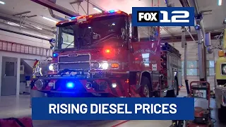 Oregon fire departments are spending more on diesel