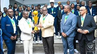 URGENT: PRESIDENT FÉLIX TSHISEKEDI HONORS DC VIRUNGA PLAYERS AFTER THEIR CHAMPIONSHIP WIN