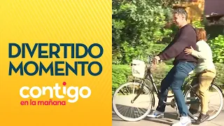 "SHE'S GOT A FIRM GRIP ON HIM"😂 The hilarious moment with 70-year-old Elvira - Contigo en la Mañana