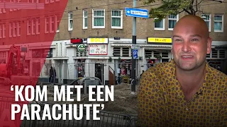 Lege krukken in Ruk en Pluk door opengebroken Linnaeusstraat