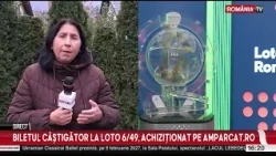 Câștigătorul premiului de 3,3 milioane euro la tragerea Loto 6/49 şi-a ridicat premiul