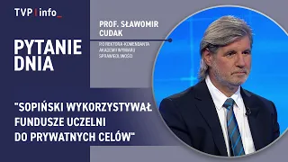 AWS Rector reveals: Sopiński used university funds for private purposes | QUESTION OF THE DAY