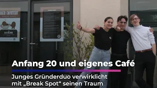 Owning a café in their early 20s: Young duo of founders making their dream a reality I Sachsen Fe...