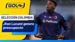 Alerta en Selección Colombia : Jhon Lucumí salió por lesión en su último partido