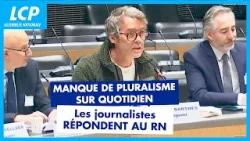 Manque de pluralisme dans le magazine Quotidien sur TF1 : Les journalistes répondent au RN