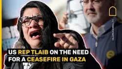 US Rep. Rashida Tlaib holds press conference to discuss Gaza