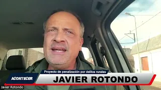 ACONTECER 2nd 09/01 Javier Rotondo: Proposed Penalties for Rural Crimes Part 2