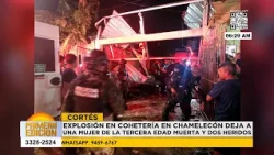 Explosión en cohetería en Chamelecón, San Pedro Sula deja un muerto y varios heridos