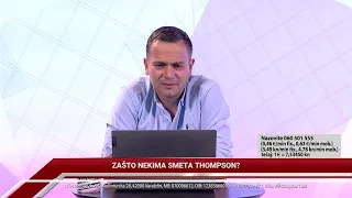 TV REPLIKA 01.09.2026. - ZAŠTO NEKIMA SMETA THOMPSON?