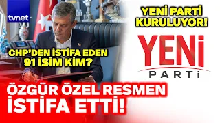 EARTHQUAKE OF THE CENTURY IN CHP! Özgür Özel resigned: 91 MPs followed him!