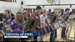 Steel drum students showcase their skills during JMHS Festival of Steel
