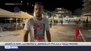 Jagħti n-nar lilu nnifsu u jaħraq lit-tfajla li kellu miegħu