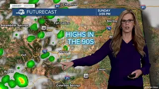 90s return today before cool down next week