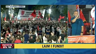 “Rama kërkon të shesë atdheun”/ Meçan Zotaj në protestën e 105 kundër qeverisë