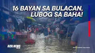 16 bayan sa Bulacan, lubog parin sa baha; 22,246 residente nasa evacuation centers