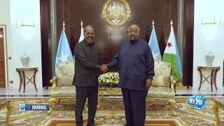 Le Président de la République reçoit son homologue somalien Hassan Sheikh Mohamud à Djibouti