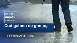 Știrile PRO TV (ORA 17:00) | COD GALBEN DE GHEȚUȘ | Moldova