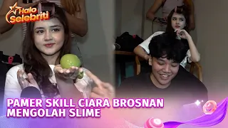 Ciara Brosnan Unjuk Keahlian Bikin Balon dari Slime | Halo Selebriti