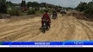 INFRASTRUCTURAL DECAY Motorists, Residents Groan Over Worsening Condition Of Sapele-Benin Expressway