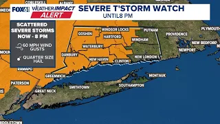 CONNECTICUT SEVERE WEATHER UPDATE: Evening - Aug. 8, 2026