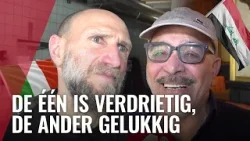 Italiaan Massimiliano baalt, maar Irakees Jawad is blij