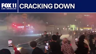 LASD cracks down on street takeovers after weekend of stores getting ransacked