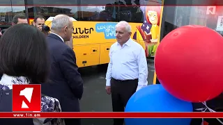 Դպրոցական ավտոբուսների ծառայությունը մարզերում գործարկվում է. Փաշինյան