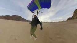 🪂 Parachuting competition held in Jordan