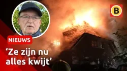 Brand verwoest villa met rieten dak | Omroep Brabant