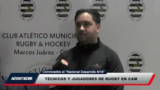 Marcos Juárez: Técnicos y jugadores del CAM convocados al Nacional Desarrolllo M16. Más detalles