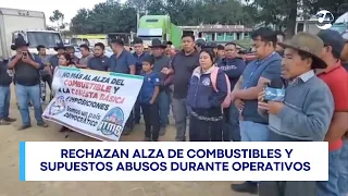 Transporters announce roadblocks on the Inter-American Highway and a sit-in at Congress