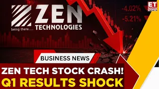 Zen Technologies Stock Crashes After Weak Q1 Results: What Investors Need To Know | Business News