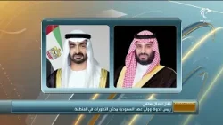 رئيس الدولة وولي عهد السعودية يبحثان التطورات في المنطقة