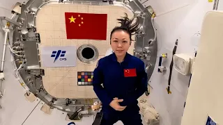 神舟二十三號太空人祝福中國航天事業再創輝煌