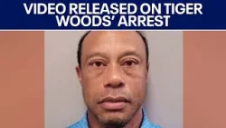 Авария с участием Тайгера Вудса: полиция опубликовала видео с нательной камеры, запечатлевшее аре...