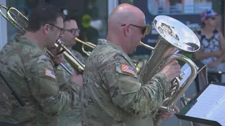 US National Guard band brings music to Niagara Falls
