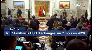 Égypte : 14 milliards USD d’échanges enregistrés avec la Chine sur 7 mois en 2026
