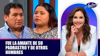 Fue la amante de su padrastro y de otros hombres | Andrea