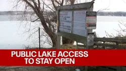 Pike Lake public access point to stay, property owner drops issue | FOX6 News Milwaukee