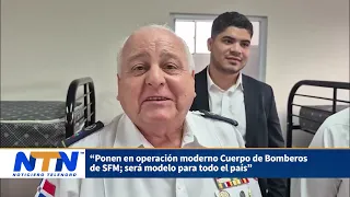Modern fire station opens in SFM; it will serve as a model for the entire country