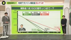 【解説】戦闘長期化で…枯渇？ ガソリン補助金「3シナリオ」
