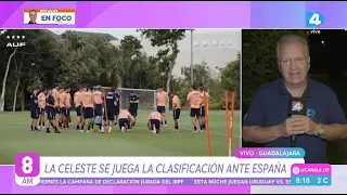 8AM - La Celeste fights for qualification against Spain