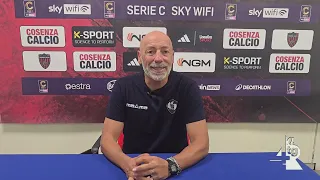 Cosenza vs. Cavese, post-match from the 'Ezio Scida' stadium in Crotone