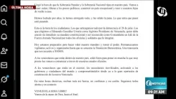 María Corina Machado se pronuncia a través de comunicado: "Venezolanos llegó la hora de la libertad" María Corina Machado se pronuncia a través de comunicado: "Venezolanos llegó la hora de la libertad"