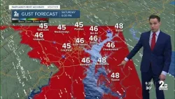 WMAR-2 News Dylan Robichaud Thursday evening weather