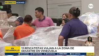 First group of Panamanian rescuers departs for Venezuela
