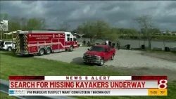 Search for missing kayakers underway